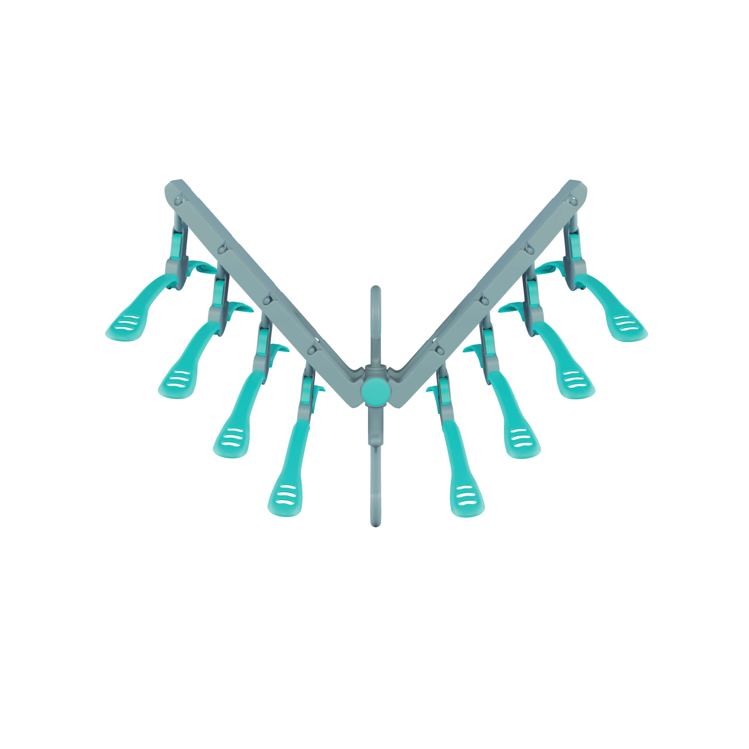 Mini Varal Retrátil para 8 Camisas