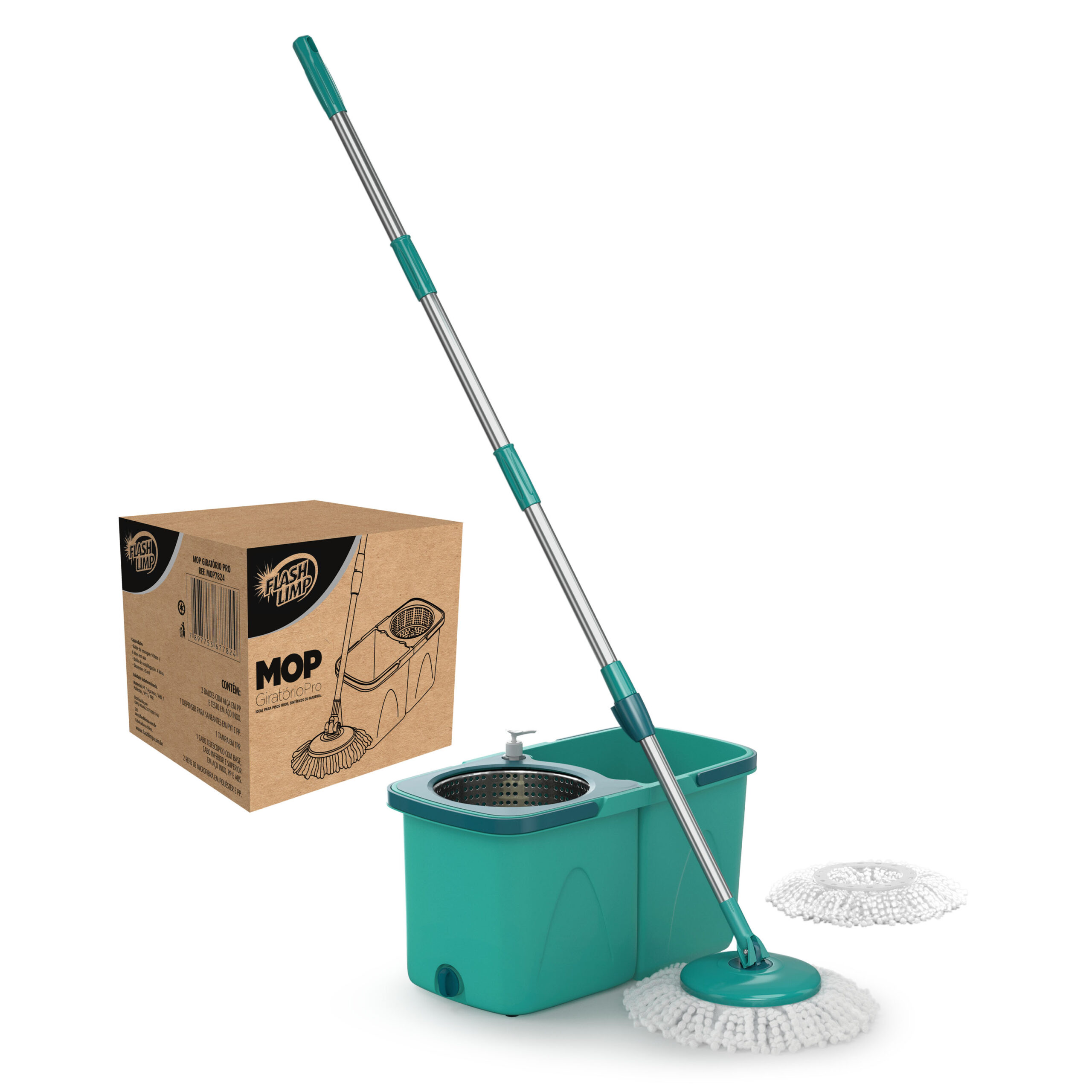 Mop Giratório Pro Flash Limp