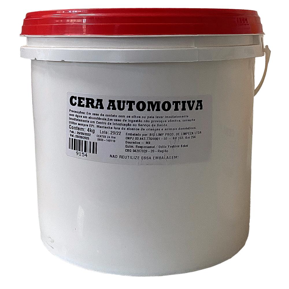 Cera Automotiva em Pasta - Proteção e Brilho