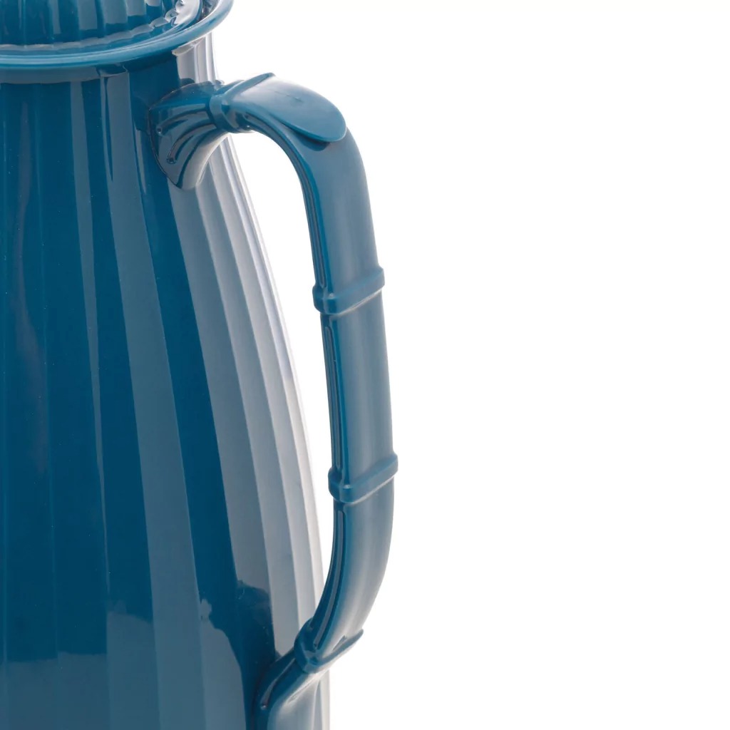 Garrafa Térmica de Plástico Bambu Branca 1L - Lyor