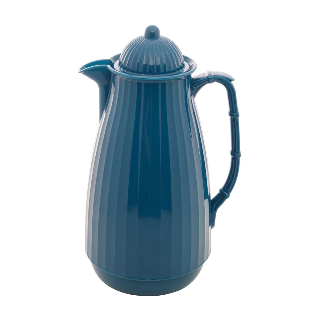 Garrafa Térmica de Plástico Bambu Branca 1L - Lyor